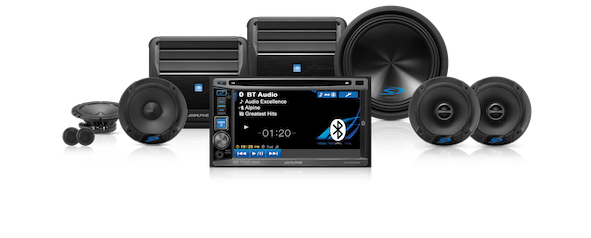 Alpine audio system, png