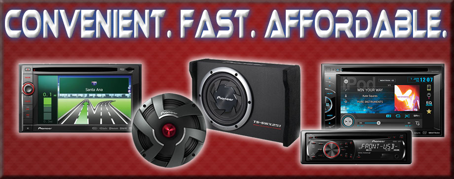 Direct Car Audio slide about beingconvenient, fast and affordable in the Pheonix valley. 